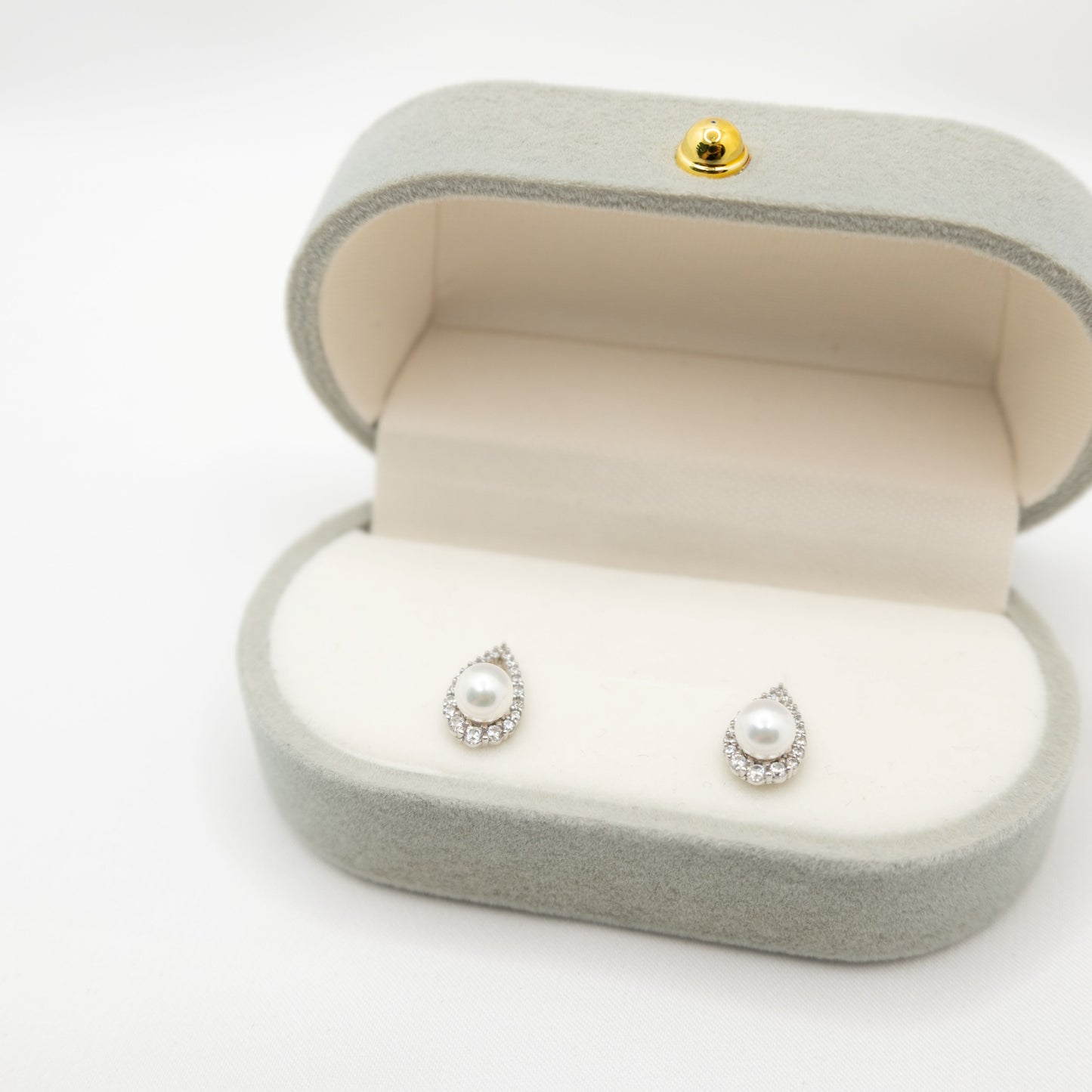 "Phoenix" Premium Sea Pearl Ear Studs 4.5mm - 5mm Earring