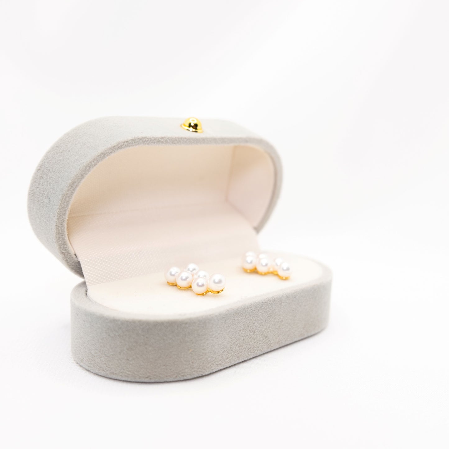 "The More The Merrier" Freshwater Pearl 4mm - 4.5mm Earring