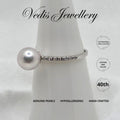 "Celestial" 7-7.5mm Certified Premium Sea Pearl Free Size Rings