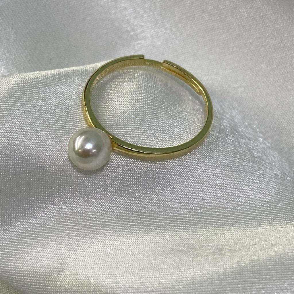 “Cherish” 5.5-6mm Premium Sea Pearl Rings