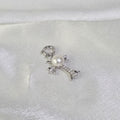 "Crucified" 6-6.5mm Premium Freshwater Pearl Pendant