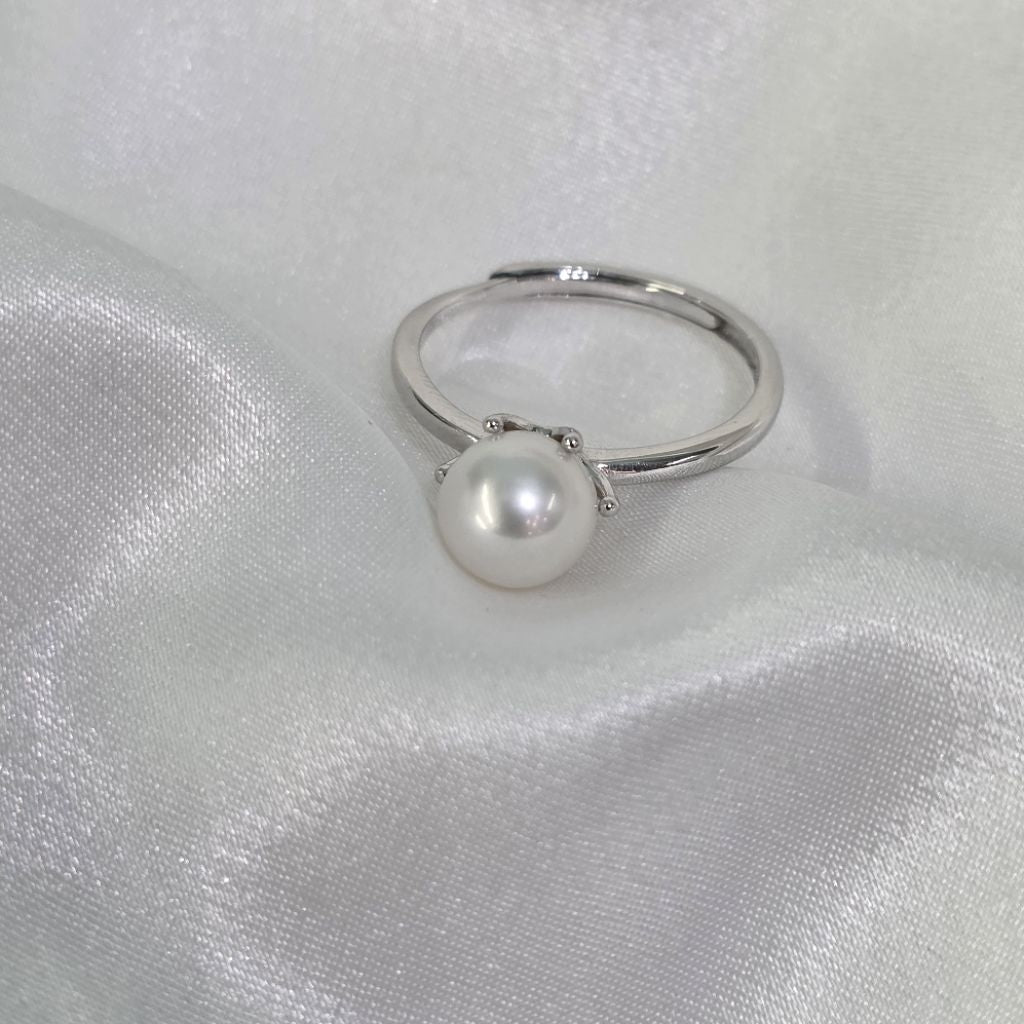 "Devoted" 7.5-8mm Premium Freshwater Pearl Rings