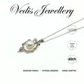 "Empire Awl" 8.5mm - 9mm Freshwater Pearl Necklace