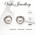 "For Ever" 6A 7.5mm-8mm Premium Freshwater Pearl Ear Studs Earring