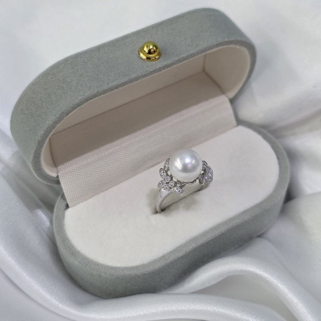 "Garden" 9-9.5mm Premium Freshwater Pearl Rings