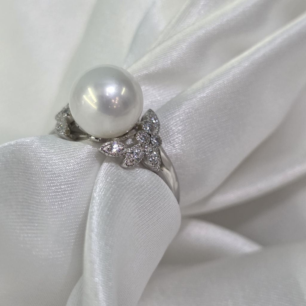 "Garden" 9-9.5mm Premium Freshwater Pearl Rings