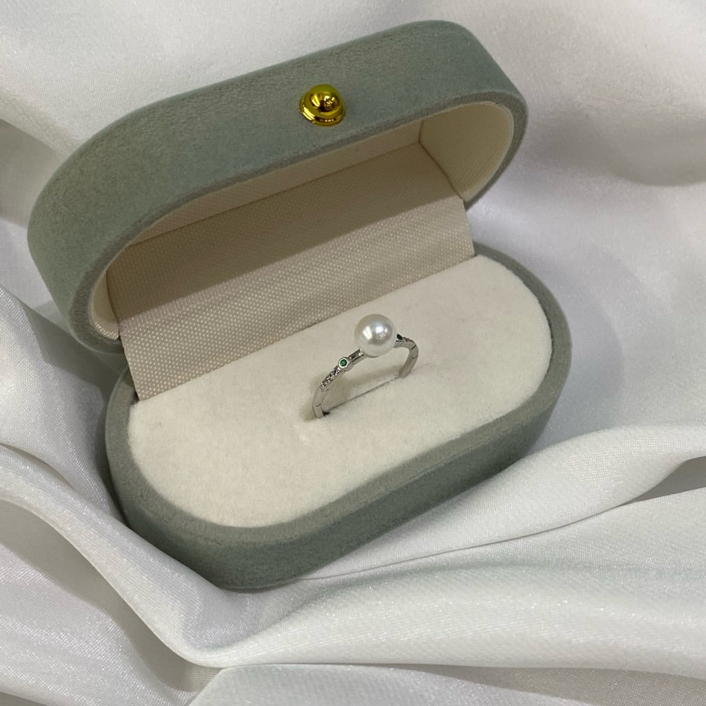 “Lingering” 5.5-6mm Premium Sea Pearl Ring