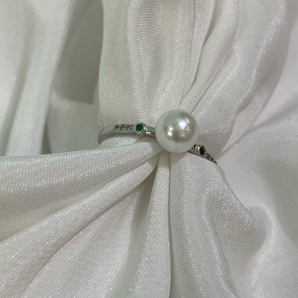 “Lingering” 5.5-6mm Premium Sea Pearl Ring