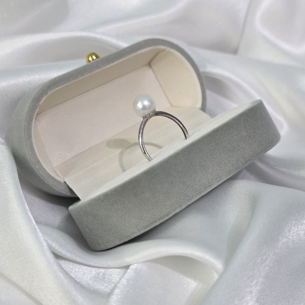 "Minimalist Ring" 6.5mm-7mm Premium Freshwater Pearl Rings