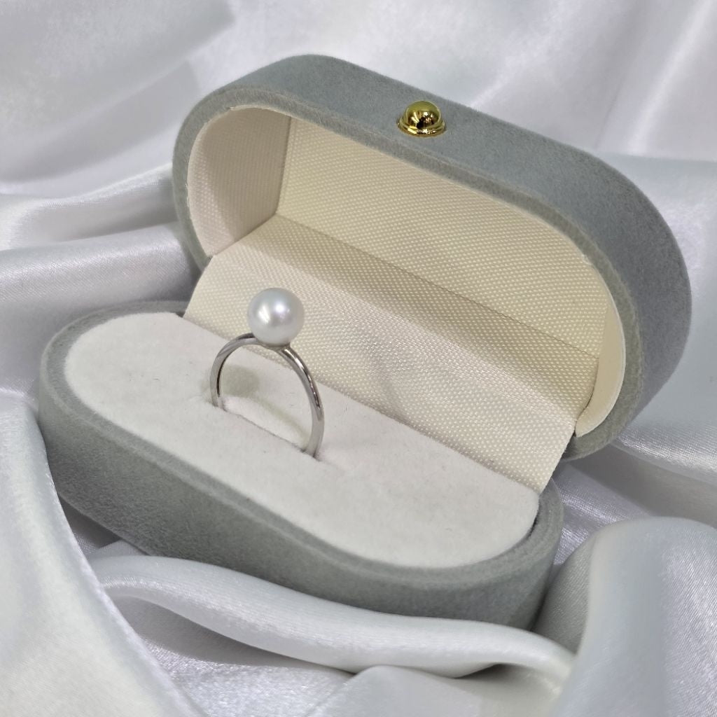 "Minimalist Ring" 6.5mm-7mm Premium Freshwater Pearl Rings