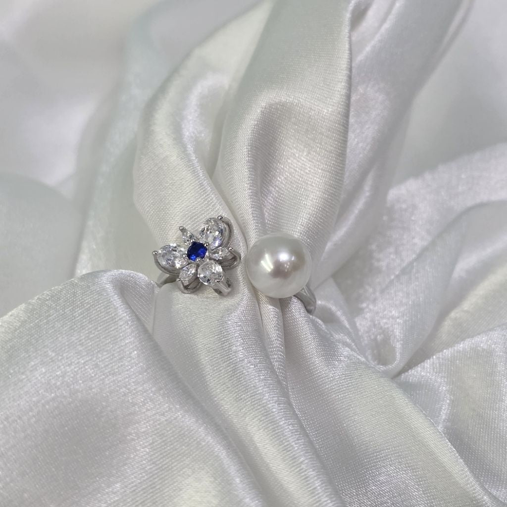 "Morning Glory" 8.5-9mm Premium Freshwater Pearl Rings