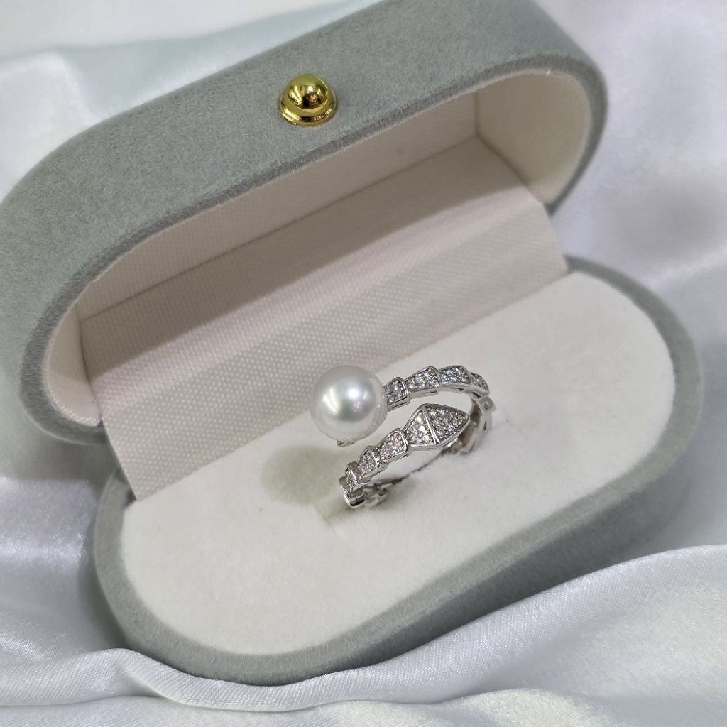 "Nuwa" 8-8.5mm Premium Freshwater Pearl Rings