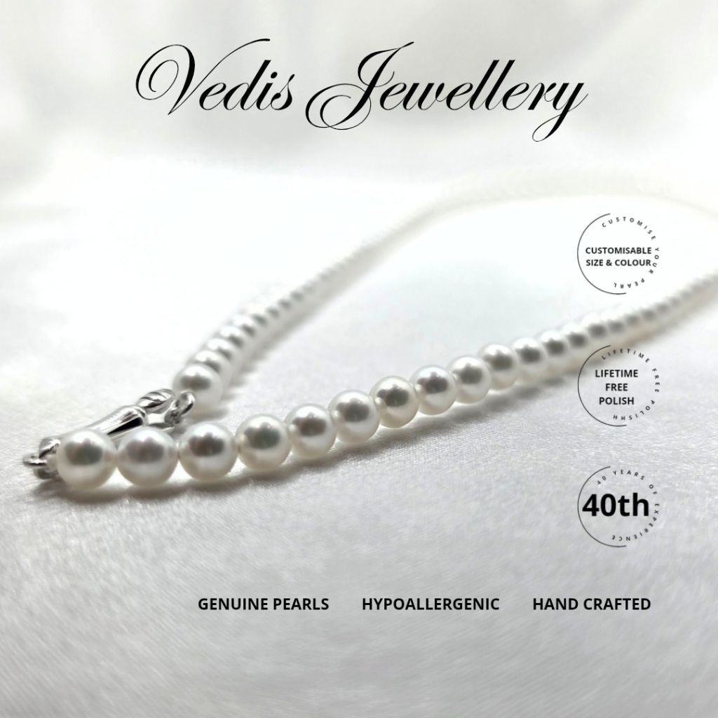 "Odin" Certified 4.5-5mm Premium Freshwater Pearl Necklace