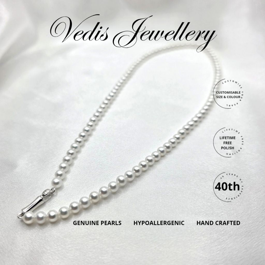 "Odin" Certified 4.5-5mm Premium Freshwater Pearl Necklace