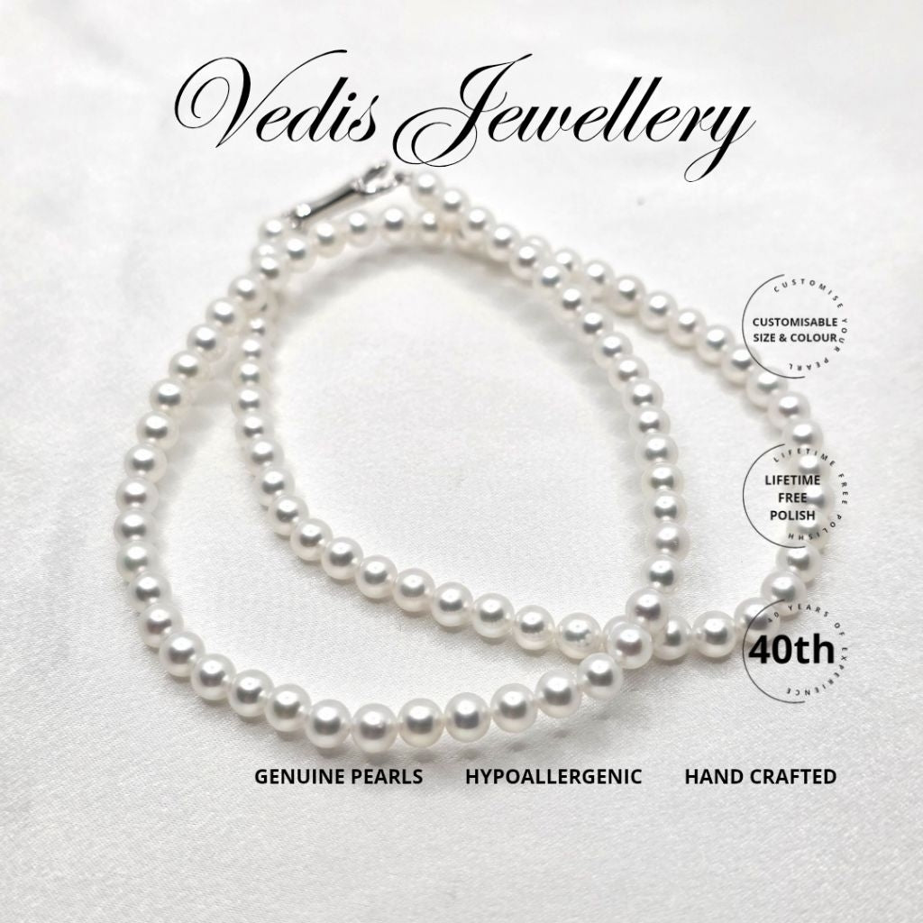 "Odin" Certified 4.5-5mm Premium Freshwater Pearl Necklace