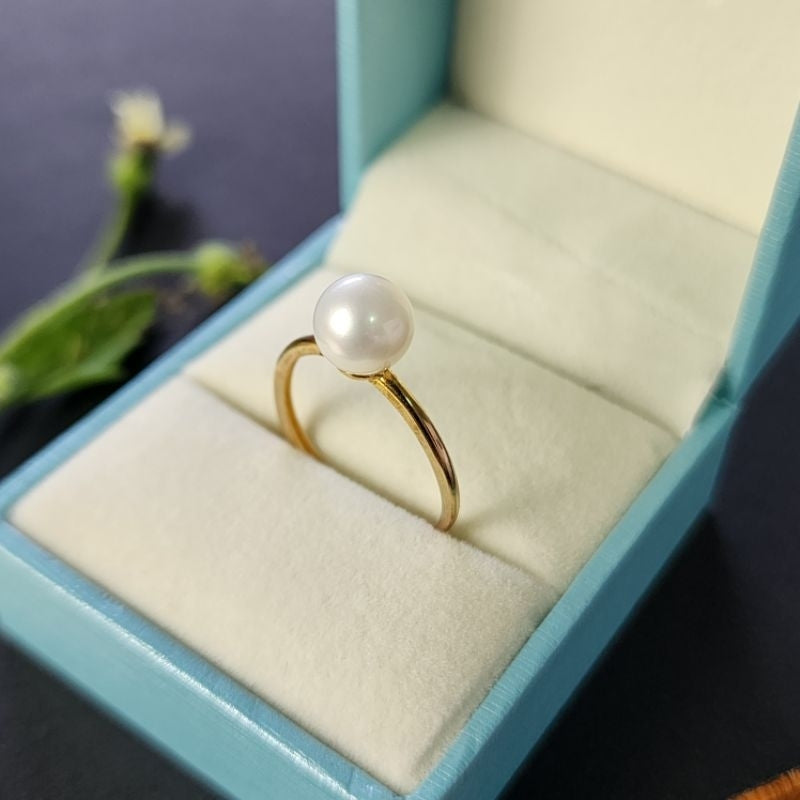 "Only One" Freshwater Pearl Ring 7mm - 7.5mm