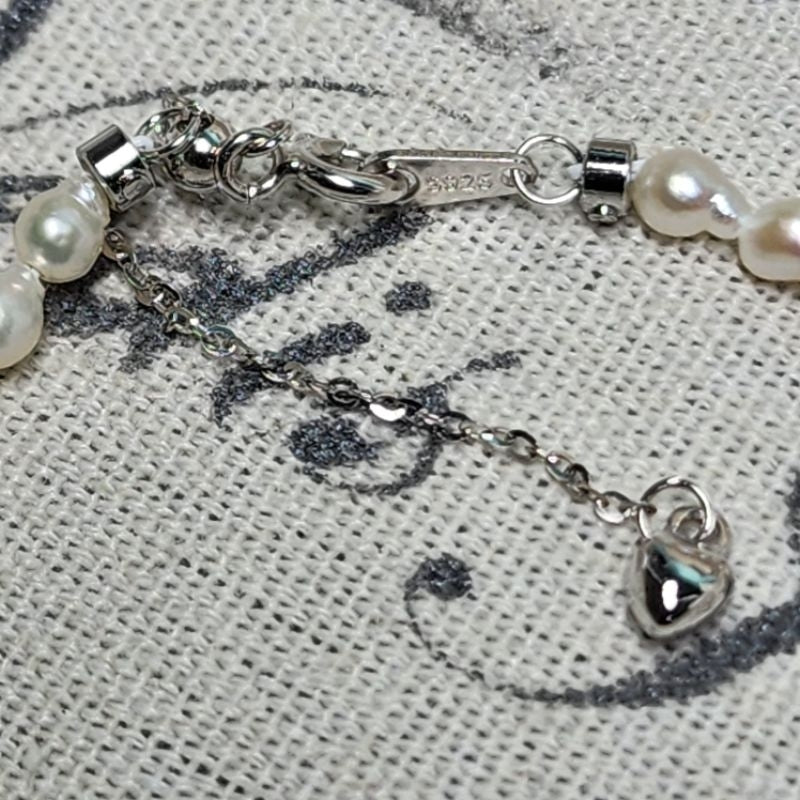 "Opalelle" Premium Freshwater Baroque Pearl Necklace 3.5mm-4mm