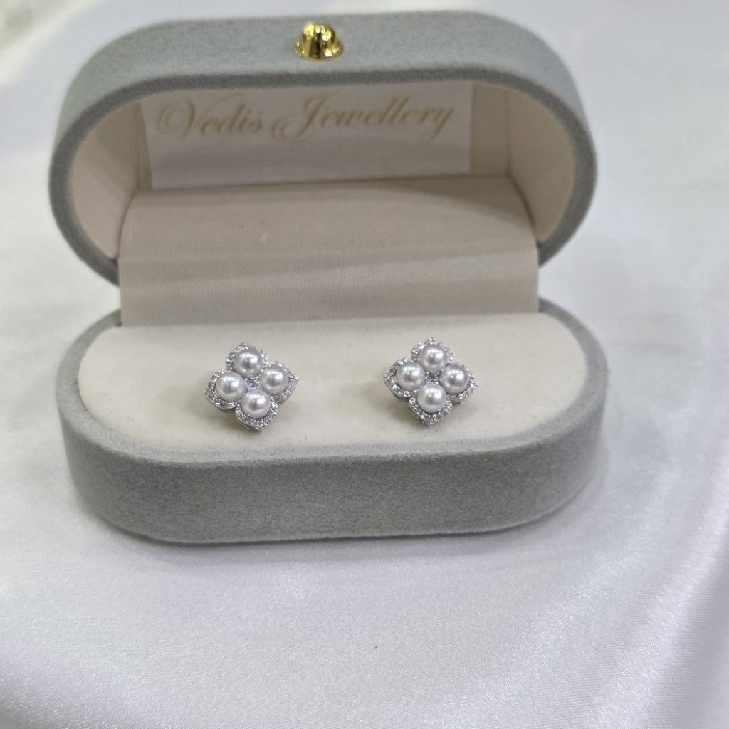 "Perennially" 4-4.5mm Premium Freshwater Pearl Earrings