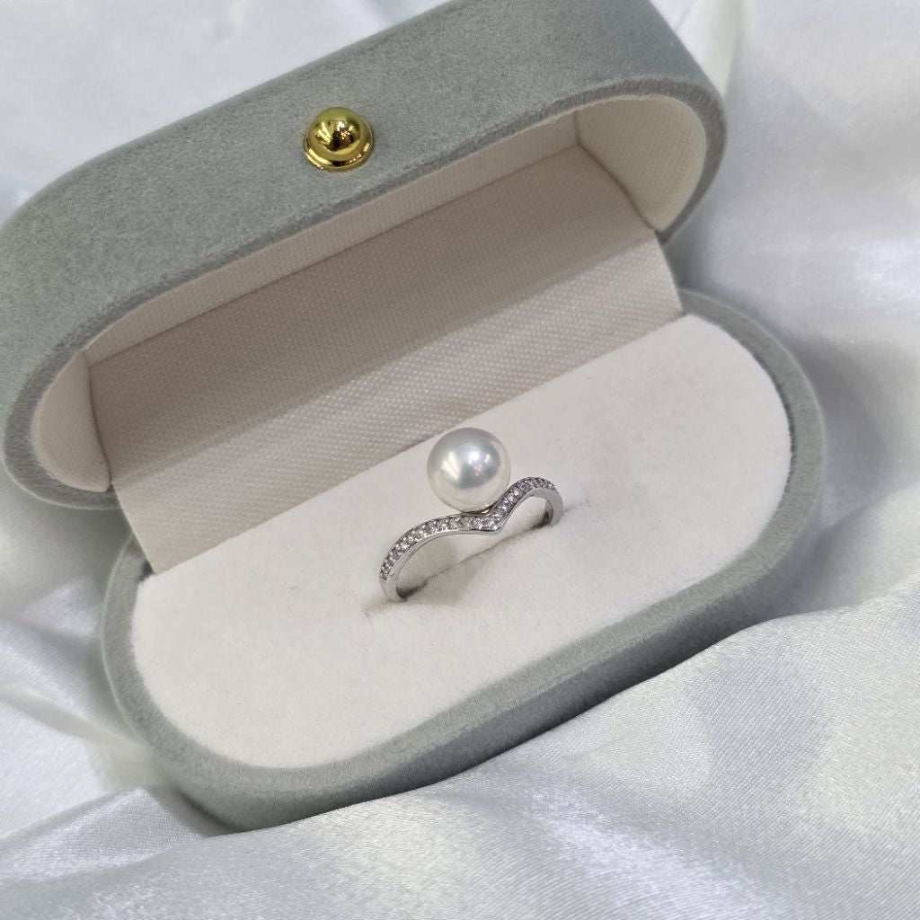 "Princess" 7.5-8mm Premium Freshwater Pearl Rings