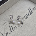 "Samaritan" 3.5-4.5mm Premium Freshwater Pearl Earrings