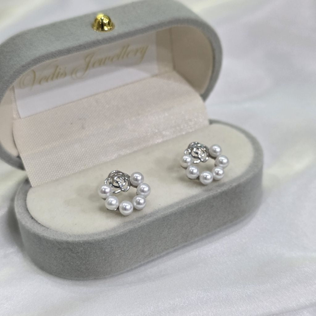 "Serendipitous" 4-4.5mm Premium Freshwater Pearl Earrings