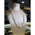 "Silver Nugget" Freshwater Pearl 38cm Choker cum Bracelet
