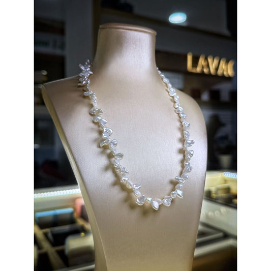 "Silver Nugget" Freshwater Pearl 38cm Choker cum Bracelet