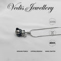 "Tahitian Panda" Sea Pearl Necklace 5.5mm - 6mm