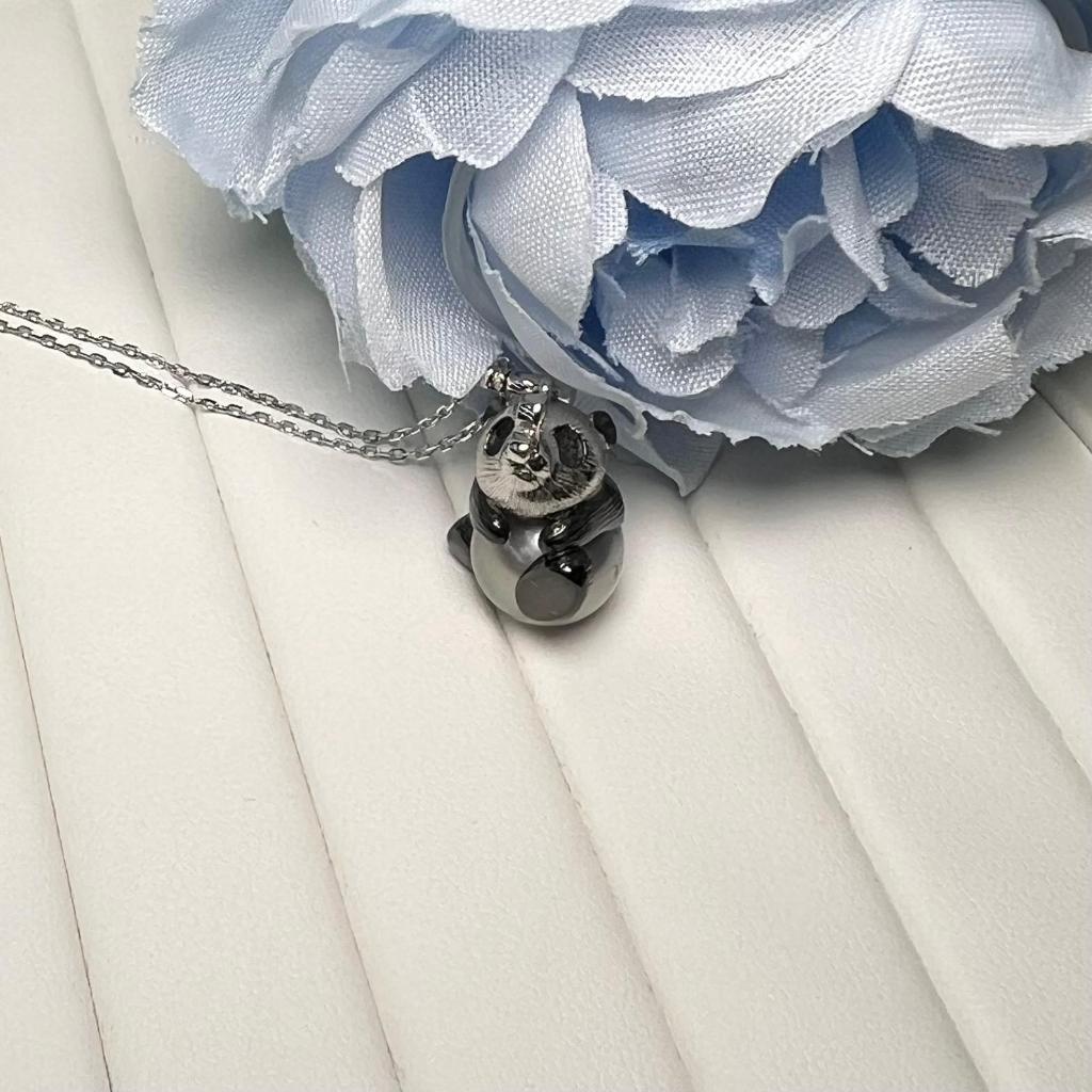 "Tahitian Panda" Sea Pearl Necklace 5.5mm - 6mm