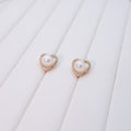 "Center Of My Heart" Sea Pearl 5.5mm-6mm Earring