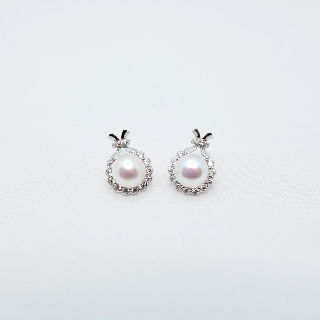 "Erinelle" Premium Freshwater Pearl 8mm-8.5mm Earring