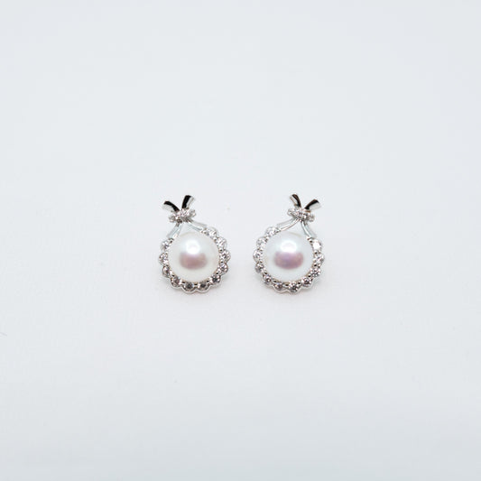 "Erinelle" Premium Freshwater Pearl 8mm-8.5mm Earring