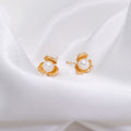 "Peony" Sea Pearl 5mm-5.5mm Earring