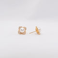 "Rafflesia" Premium Freshwater Pearl 8mm-8.5mm Earring