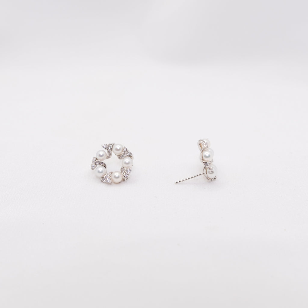"Serenity" Premium Freshwater Pearl 4mm-4.5mm Earring