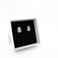 "Diamond Keshi" Premium Freshwater Pearl 10.5mm-11mm Earring