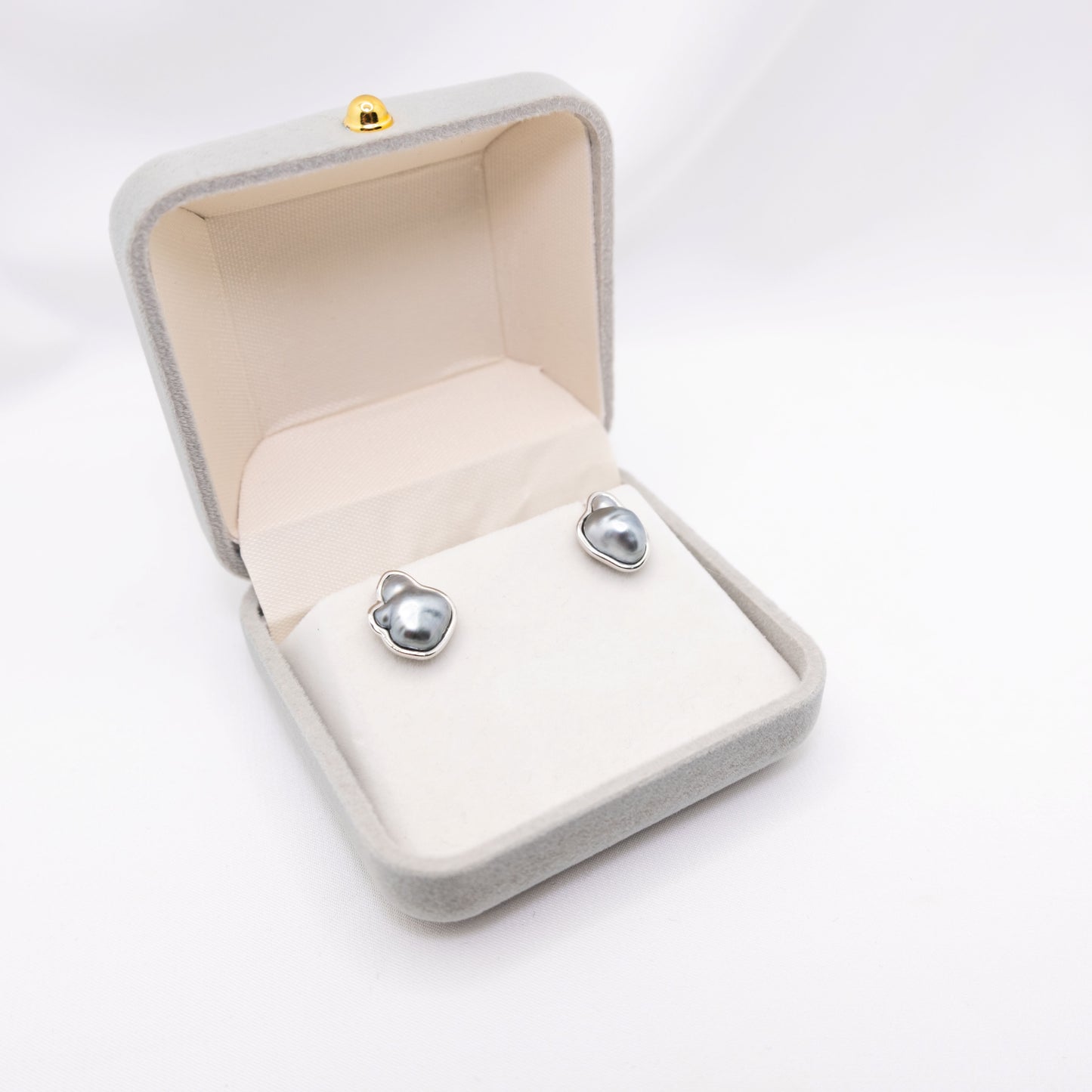 "Keshi" Sea Pearl 7mm-9mm Earring