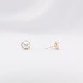 "Grace" Sea Mabe Pearl 9.5mm-10mm Earring