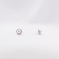 "Minimalist" Sea Pearl Akoya 7.5mm-8mm Earring