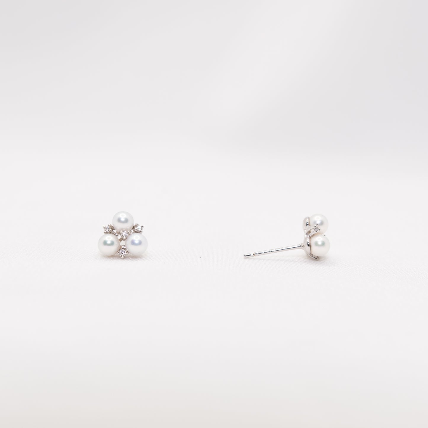 "Michael" 6A Premium Freshwater Pearl 3.5mm - 4mm Earring