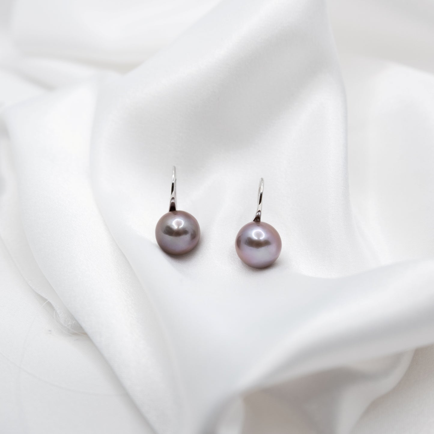"Swan" 11.5mm-12mm 6A Premium Freshwater Pearl Earrings