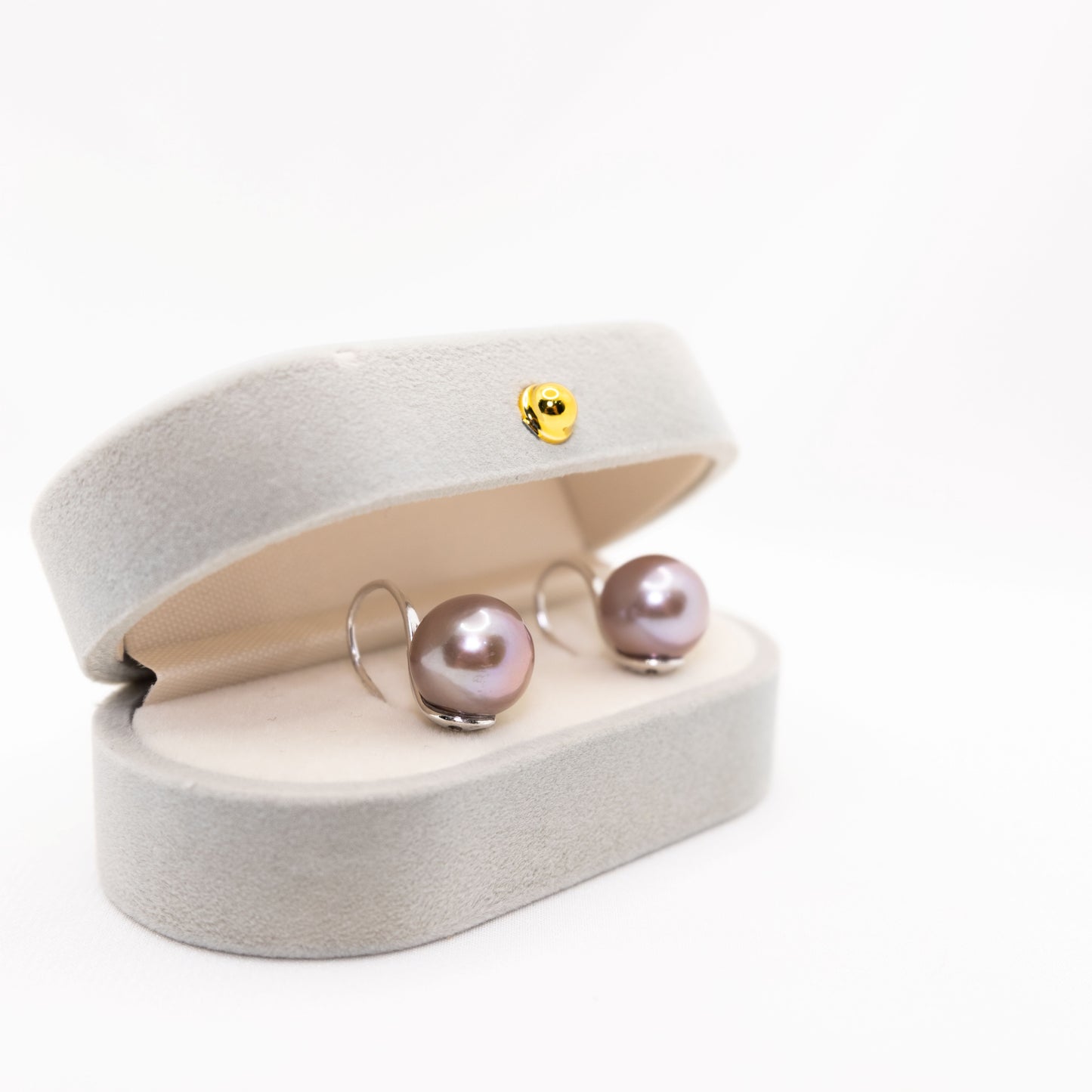 "Swan" 11.5mm-12mm 6A Premium Freshwater Pearl Earrings