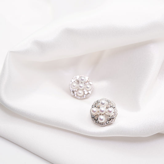 "Palette" Premium Freshwater Pearl 3.5mm - 4mm Earring