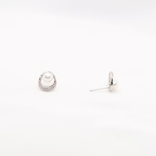 "Grill" Premium Sea Pearl 5.5mm - 6mm Earring