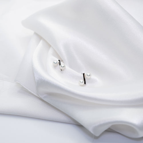 "Ares" Freshwater Pearl 4mm - 4.5mm Earring