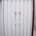 "Heptagon" Premium Freshwater Pearl Earrings 7mm-7.5mm