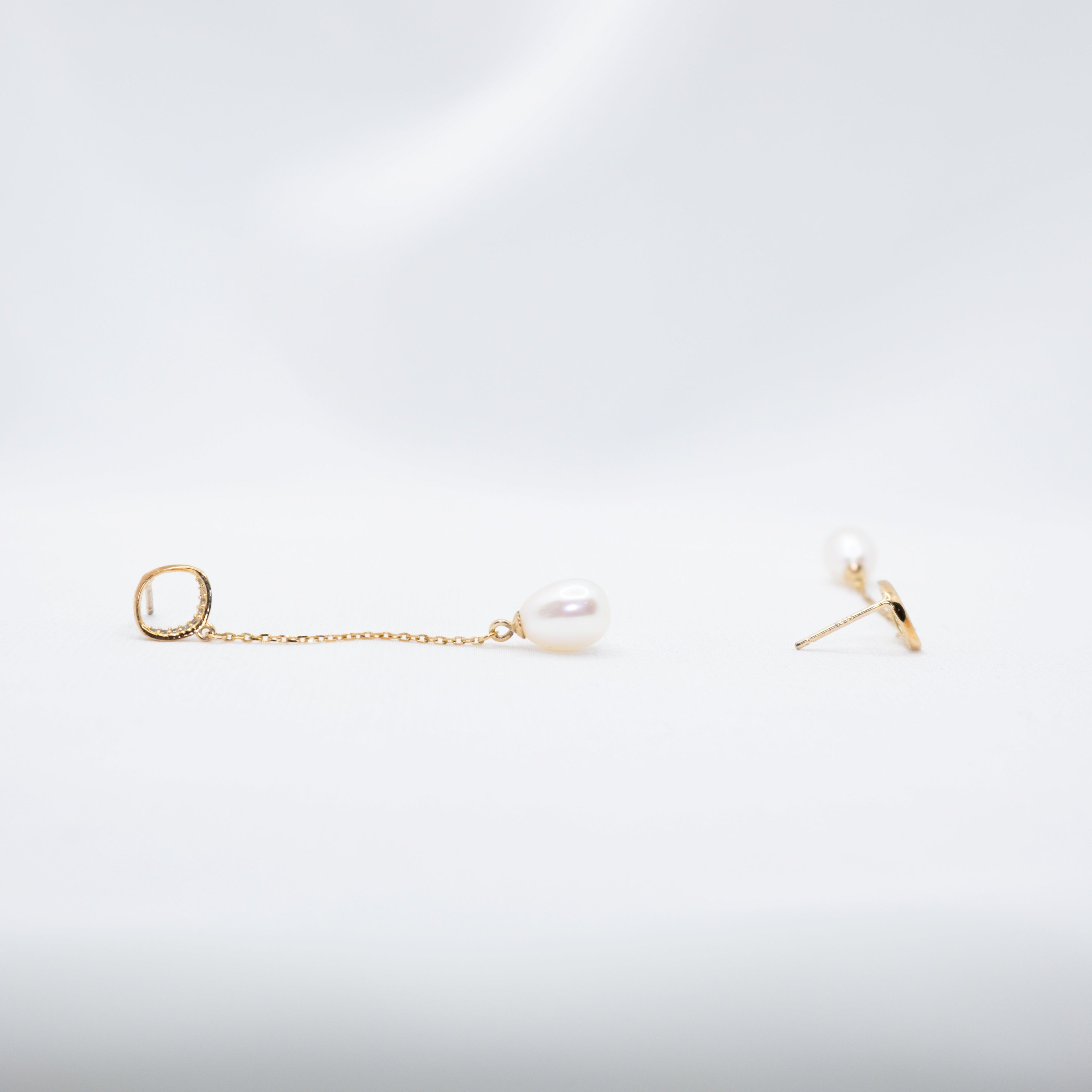 "Celebration" Premium Freshwater Pearl Dangling Earrings 7mm-7.5mm