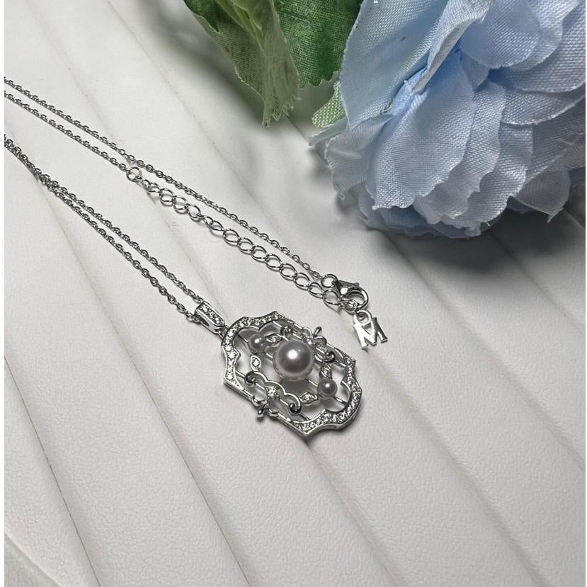 "Akoya Celestial Guard" Premium Sea Pearl Necklace 6mm - 6.5mm