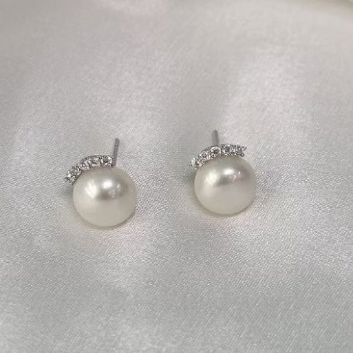 "Betty" 6A Premium Freshwater Pearl Earring 7mm - 7.5mm
